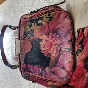 Patricia Nash Satchel Purse with Matching Scarf 🧣